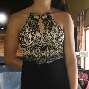 Long black formal dress